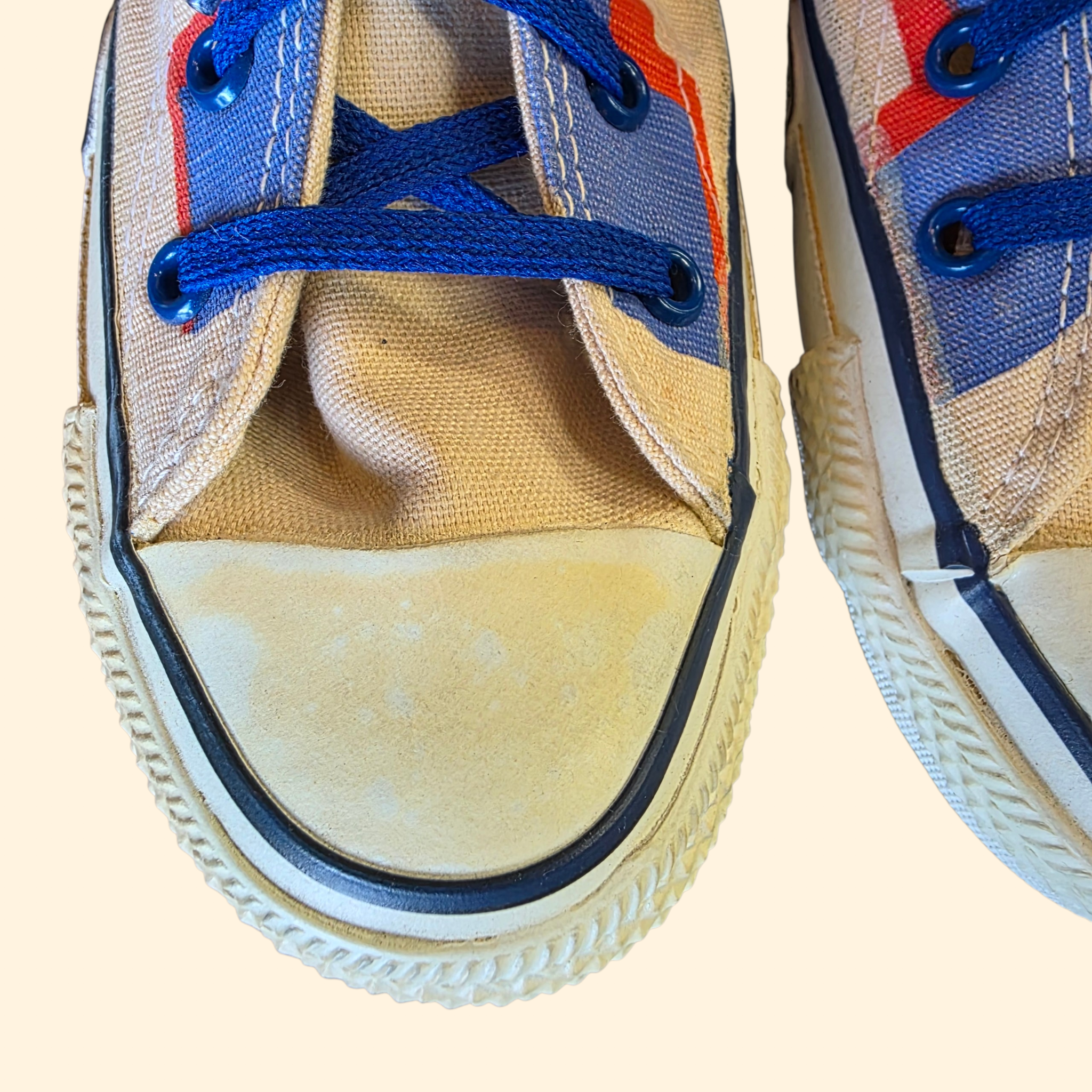 1980s Deadstock Converse Convertibles High Top Youth Sneakers ~ Youth 3 Women's 5