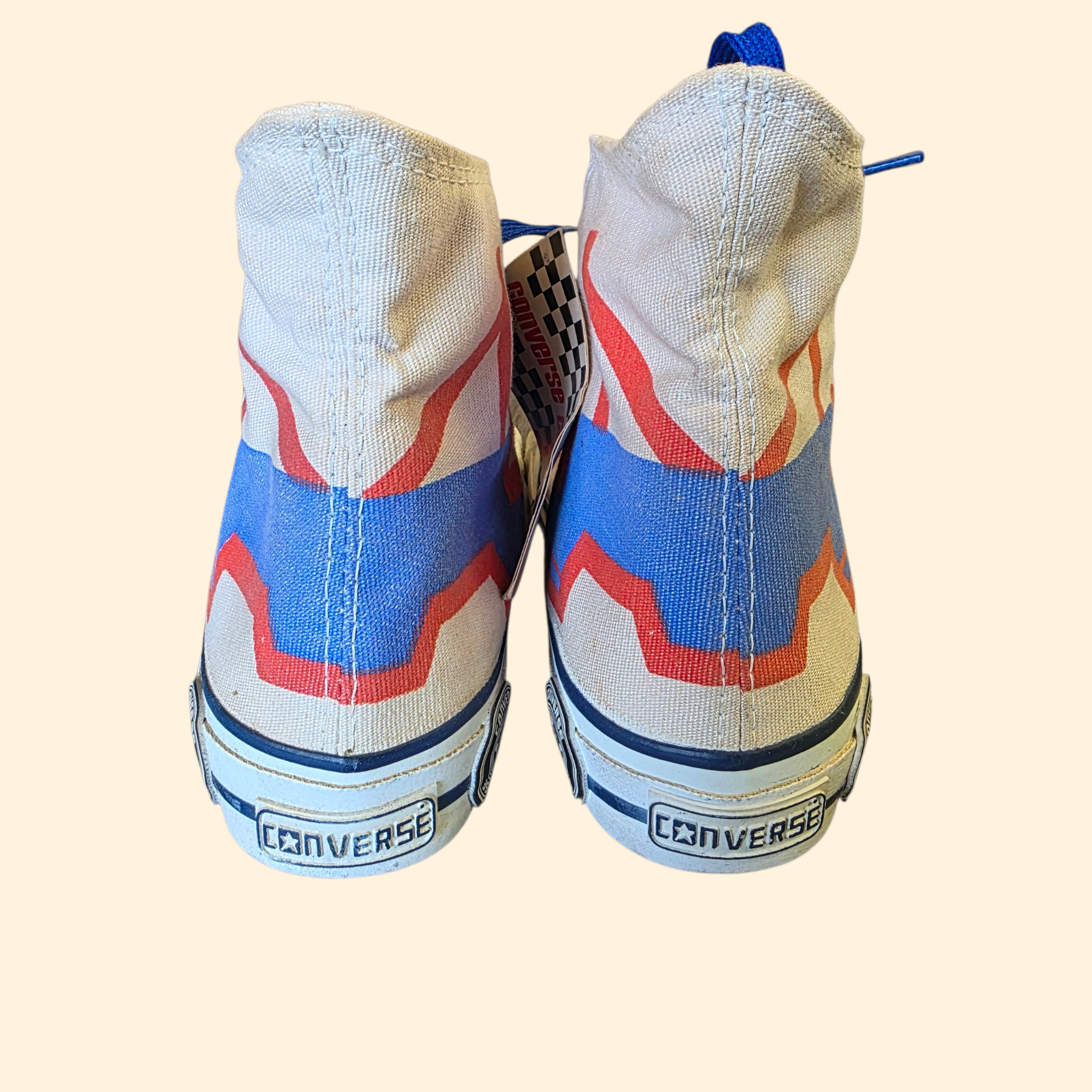 1980s Deadstock Converse Convertibles High Top Youth Sneakers ~ Youth 3 Women's 5