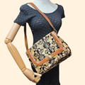 1970s Carpet Bag ~ Boho Shoulder Bag Tapestry Purse