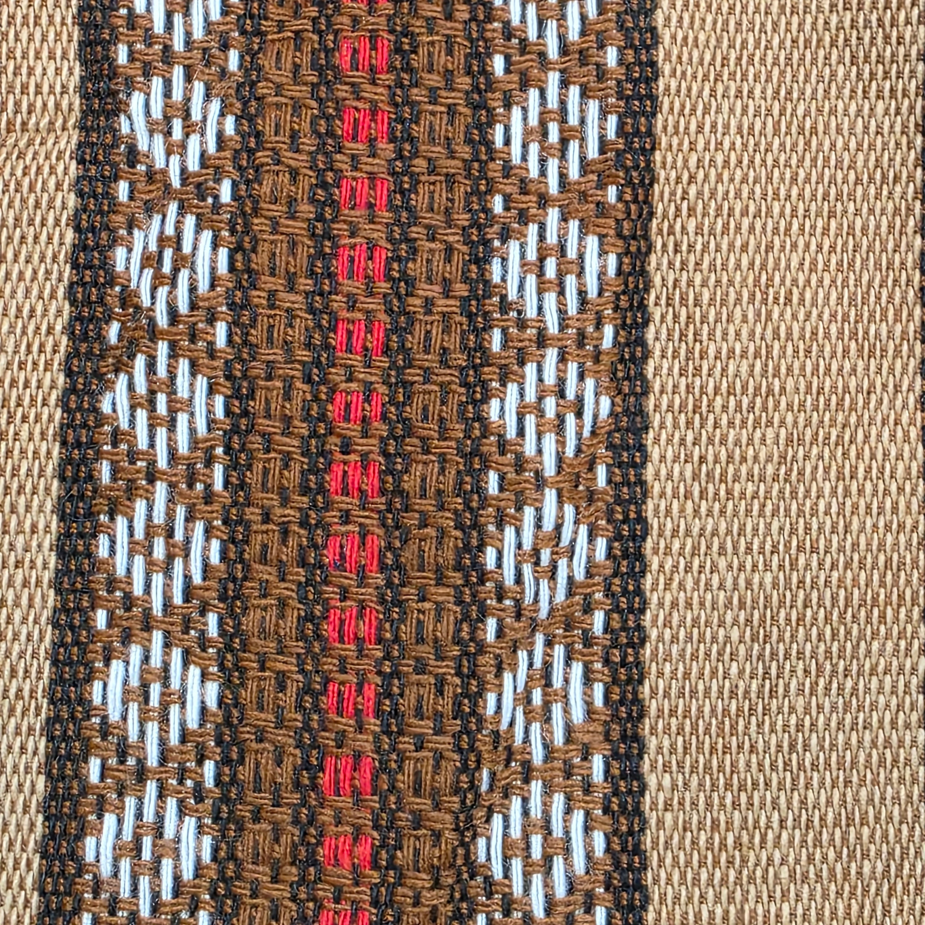 1960s Deadstock Brown Stripe Gauchos ~ Small ~ Boho Culottes Capri High Rise