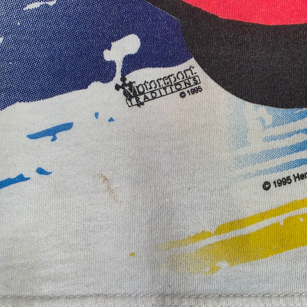 1990s Jeff Gordon Nascar All Over Print T Shirt ~ Medium ~ Winston Cup Champion 1995
