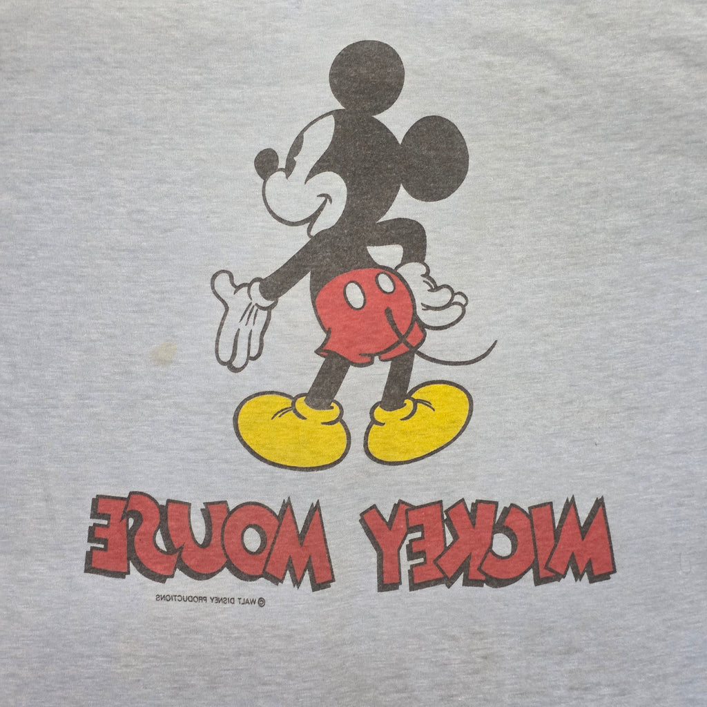 1970s Mickey Mouse T Shirt ~  Small Medium ~ Double Sided Single Stitch Disney