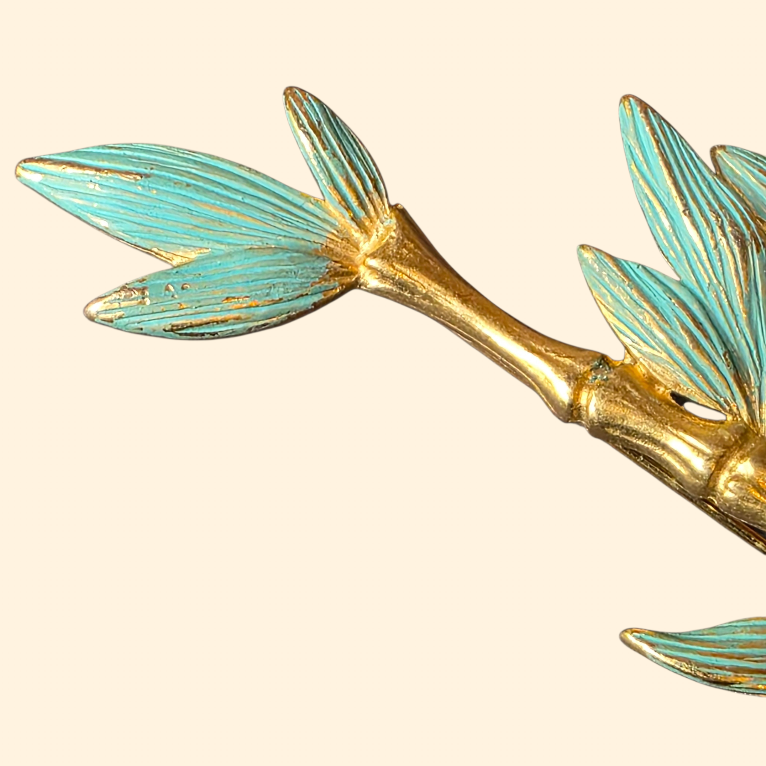 1980s Givenchy Bamboo Brooch