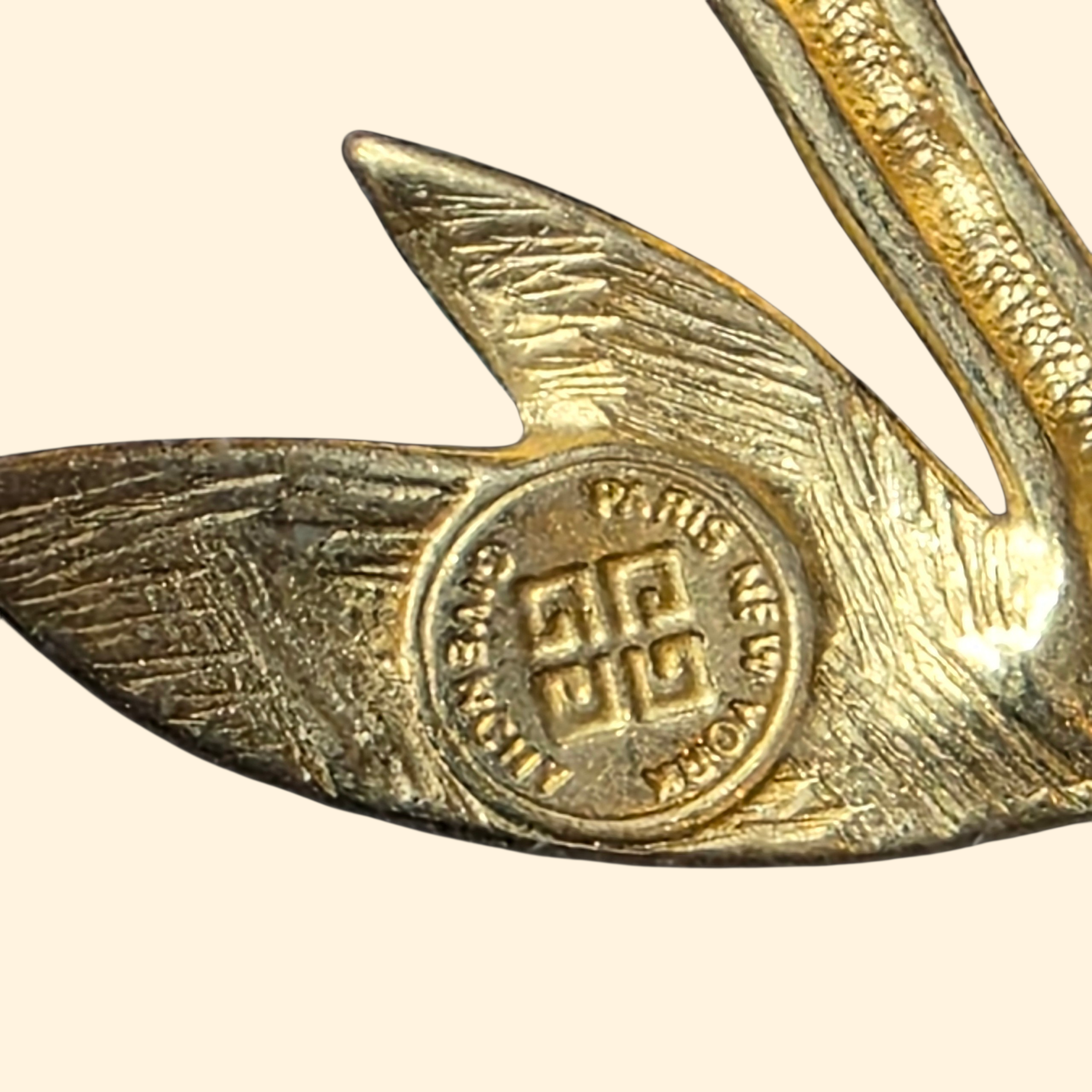1980s Givenchy Bamboo Brooch