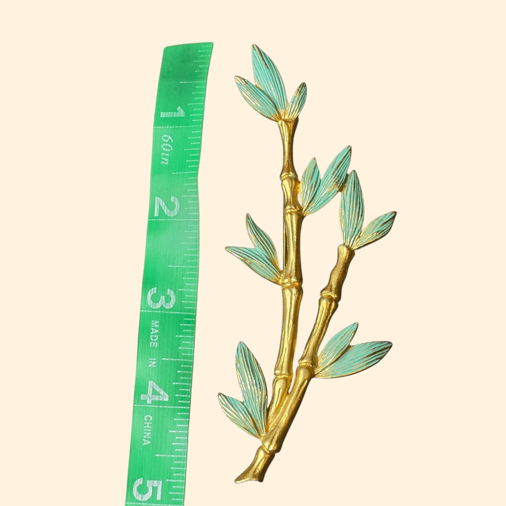 1980s Givenchy Bamboo Brooch