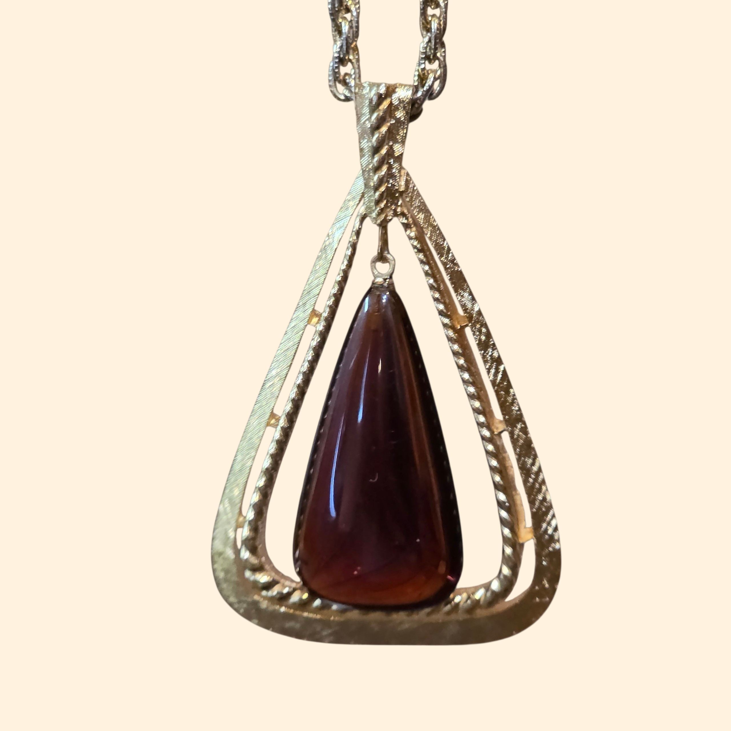 1960s Trifari Interchangeable Teardrop Necklace in Original Box