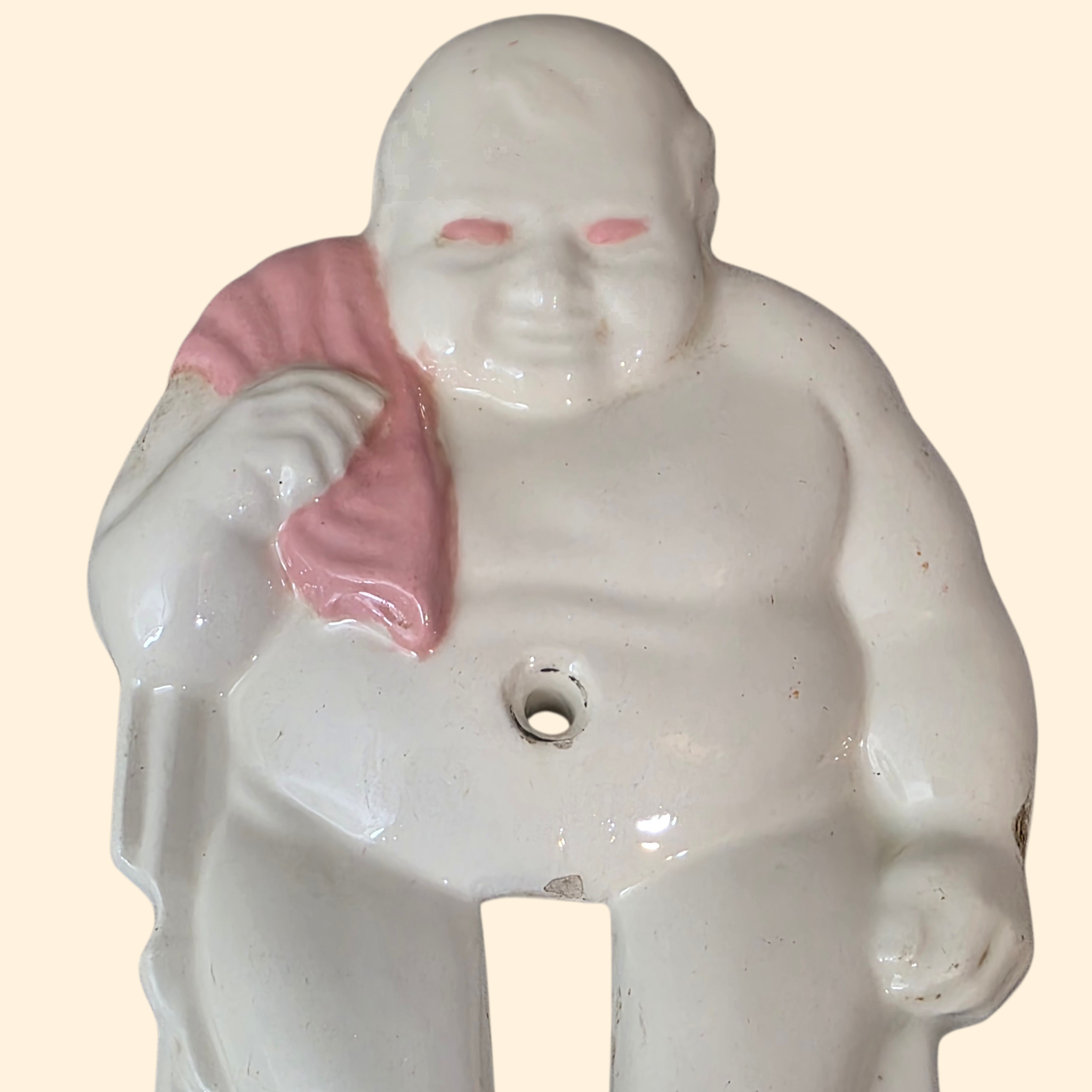 Ceramic Bather Light Switch Plate ~ Novelty Humor Risque Gag Gift