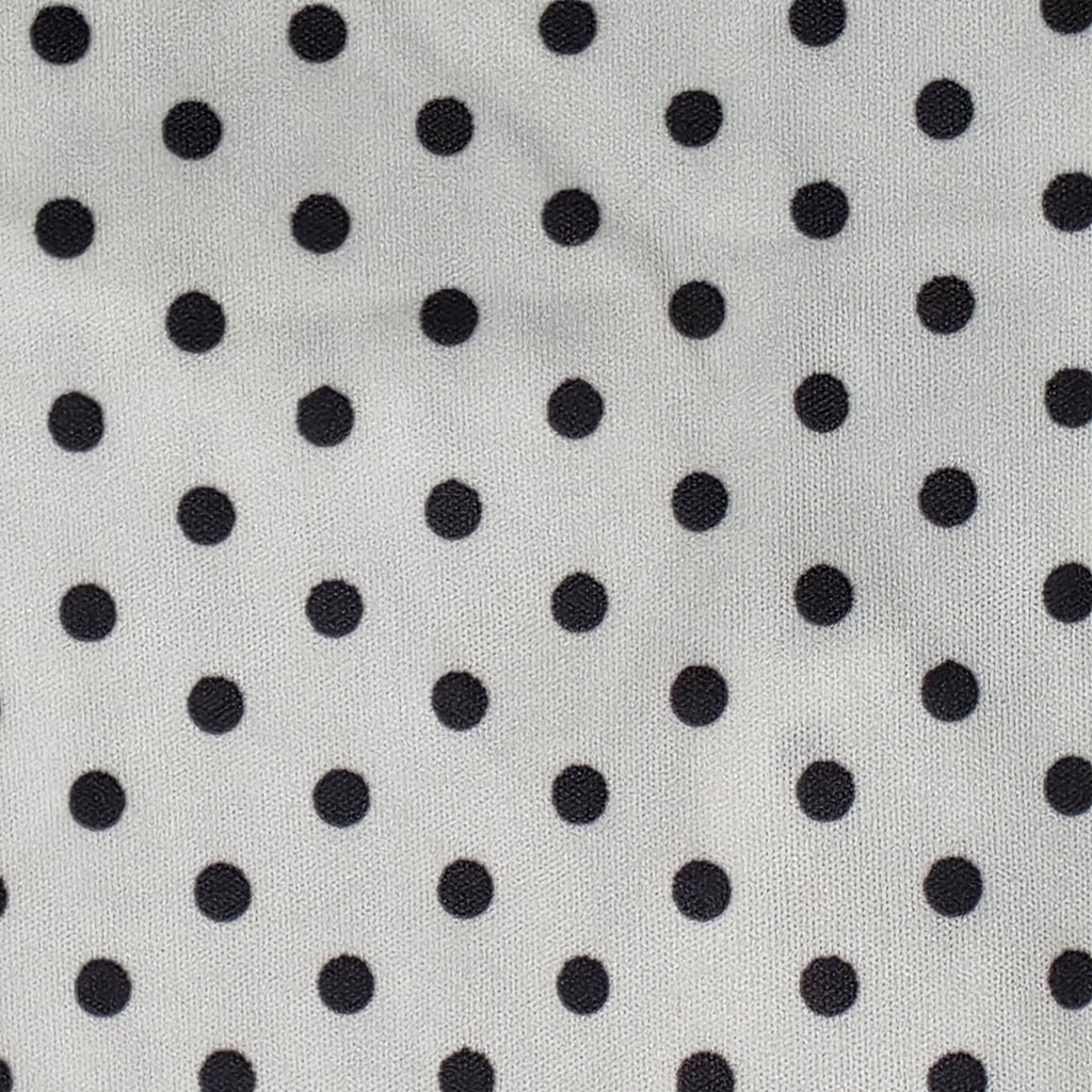 1960s Black and White Polka Dot Sleeveless Top ~ Medium ~ Boxy Pullover Tie Neck
