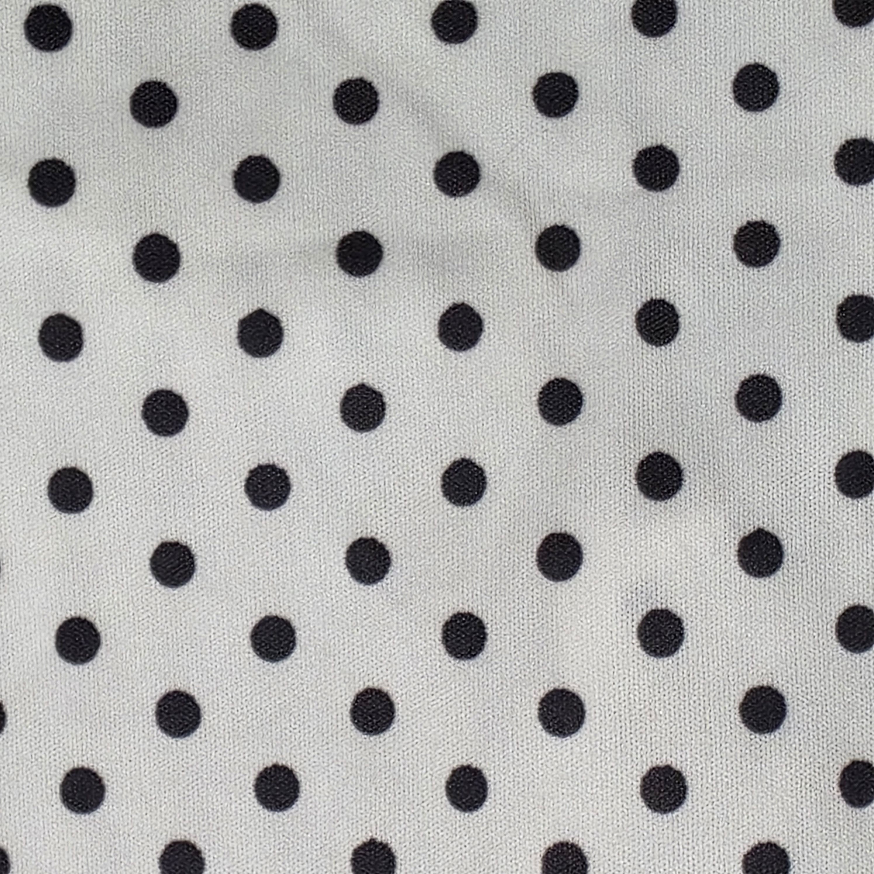 1960s Black and White Polka Dot Sleeveless Top ~ Medium ~ Boxy Pullover Tie Neck