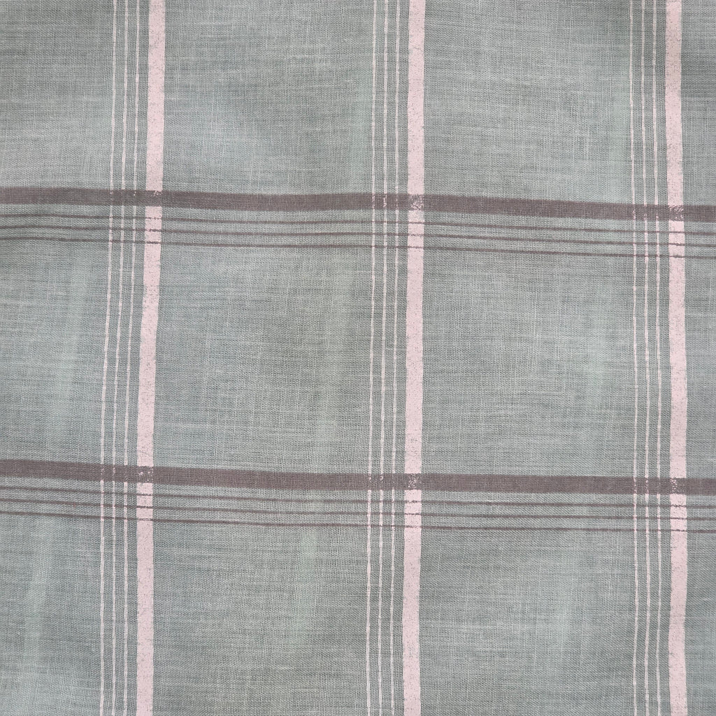 1970s Baby Blue Plaid Sundress ~ Large Extra Large ~ Midi Dress