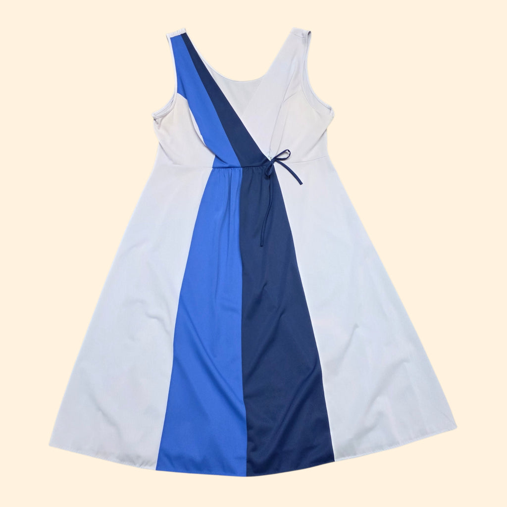 1960s Shadowline Blue Nightgown and Bed Jacket Set ~ Medium