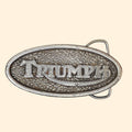 1970s Triumph Motorycyles Belt Buckle ~ Bergamot Brass Works 1975