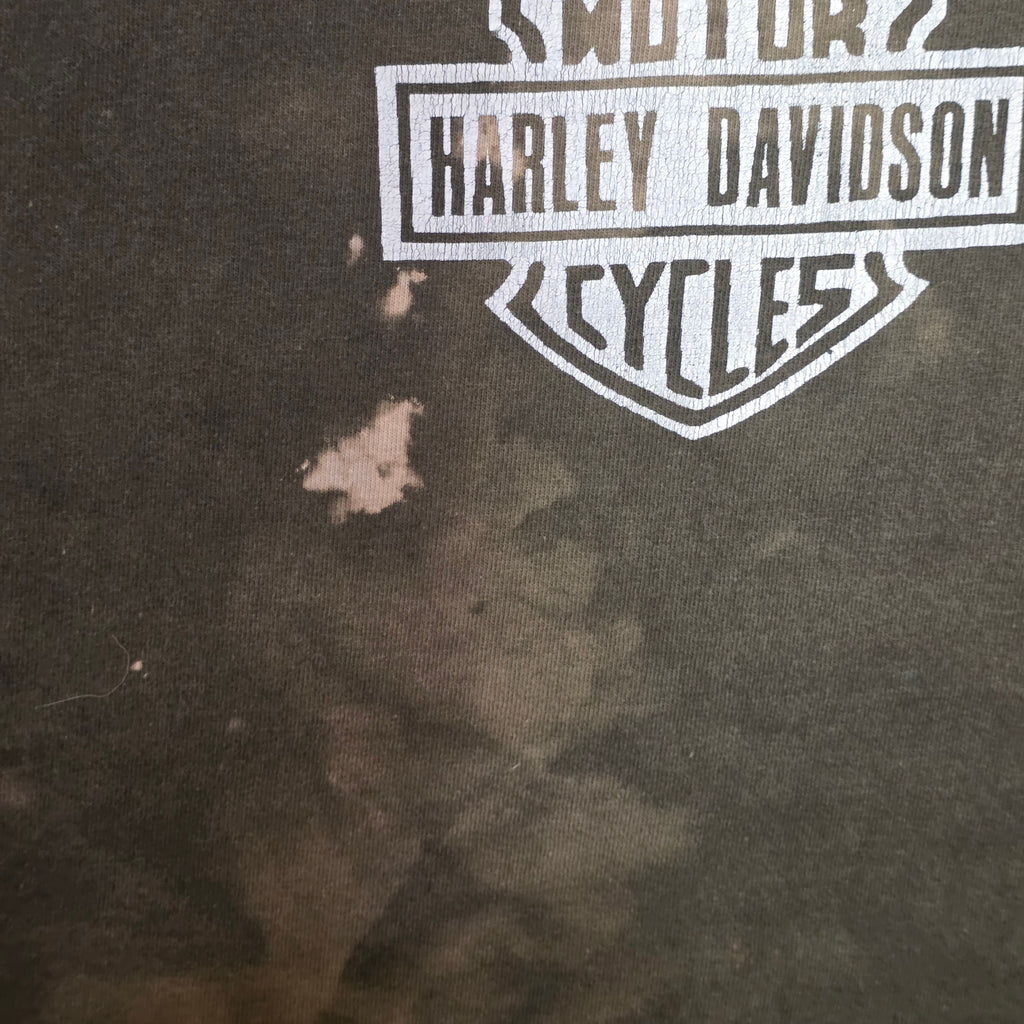1990s Harley Davidson Faded Tank Top ~ Large ~ Thrashed Motorcycle Biker Single Stitch Muscle Tank