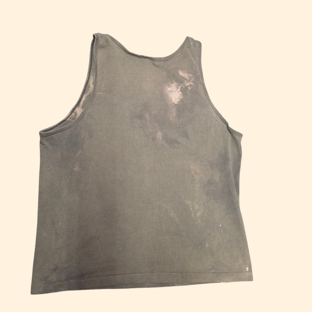 1990s Harley Davidson Faded Tank Top ~ Large ~ Thrashed Motorcycle Biker Single Stitch Muscle Tank