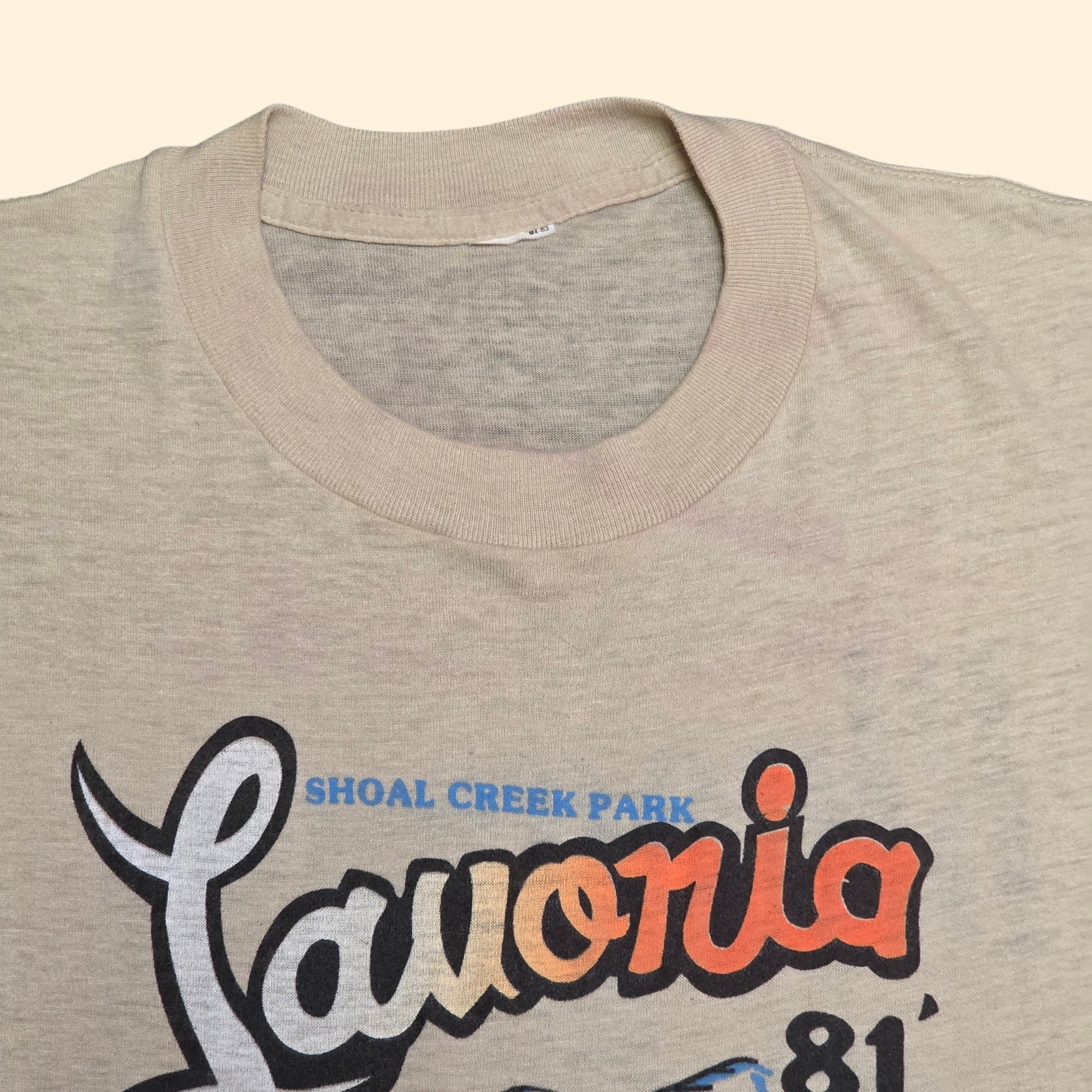 1980s Lavonia Georgia Bluegrass Festival Single Stitch Shirt ~ Small Medium ~ 1981