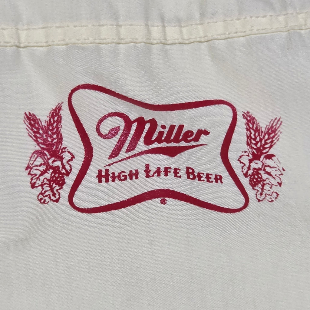 1970s Miller High Life Lightweight Jacket ~ Large ~ Harrington Coat Beer Promo