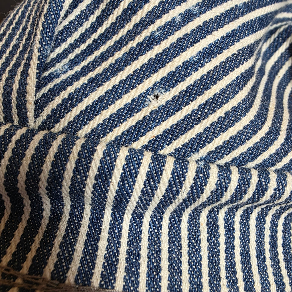 1980s Hickory Striped Engineers Cap ~ Large 22