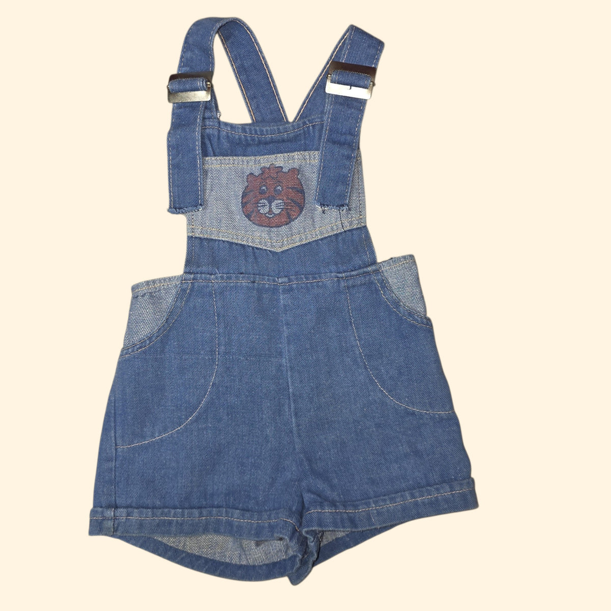 1970s 1980s Vintage Baby Romper Lot ~ 12 - 18 Month ~ Infant Boys Short-alls Embroidered