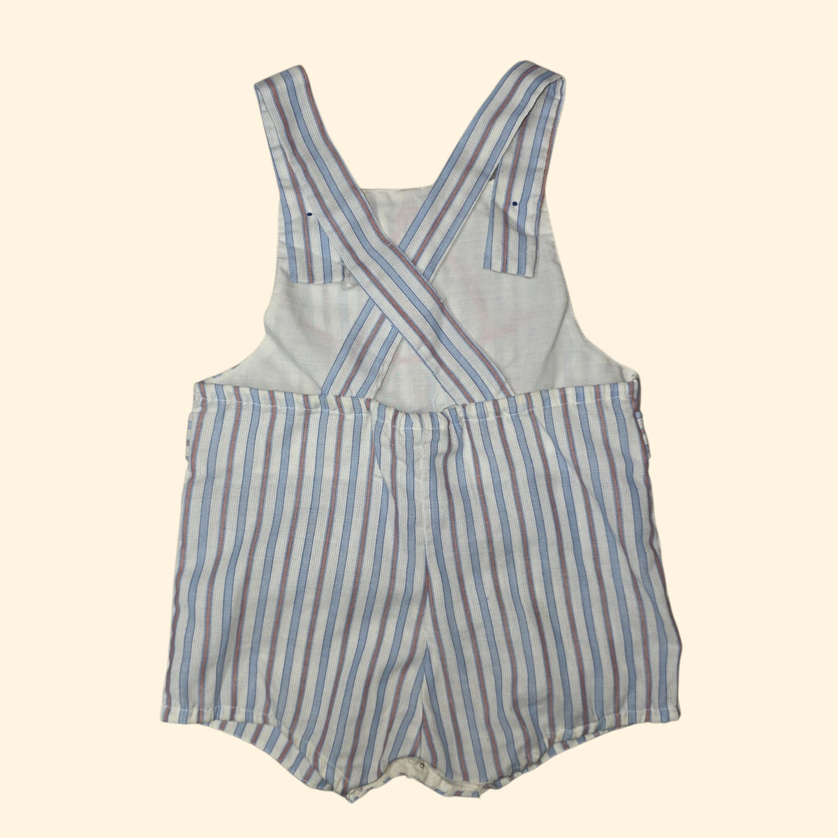 1970s 1980s Vintage Baby Romper Lot ~ 12 - 18 Month ~ Infant Boys Short-alls Embroidered