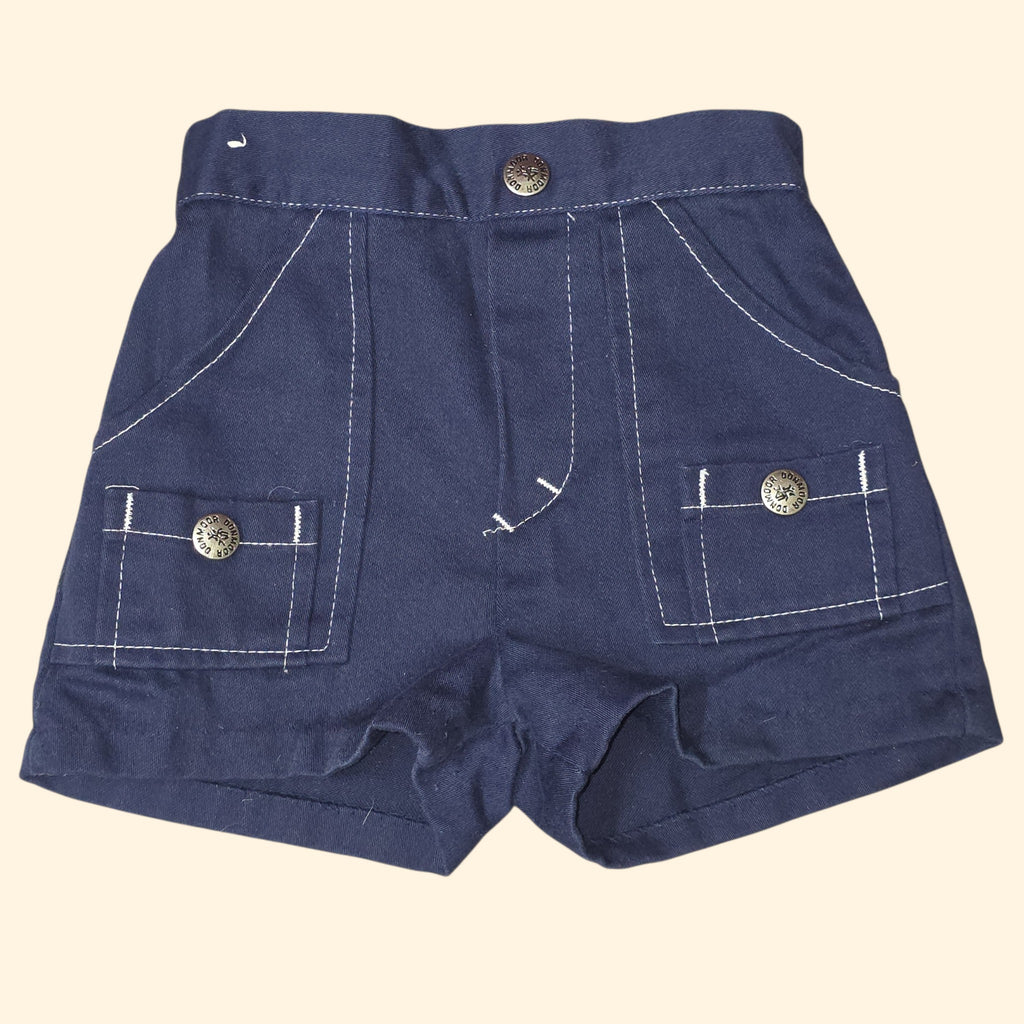 1970s Boys Vintage Shorts Lot ~ 2T ~ Plaid Patchwork Cargo Gingham