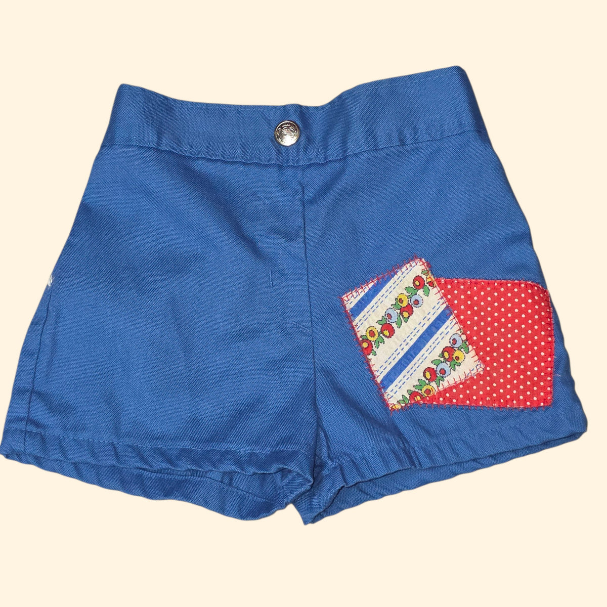 1970s Boys Vintage Shorts Lot ~ 2T ~ Plaid Patchwork Cargo Gingham