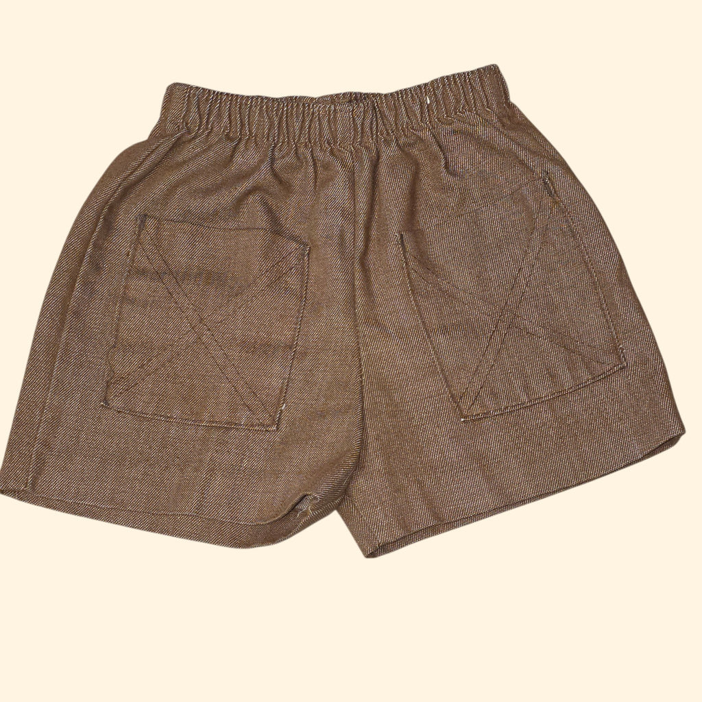 1970s Boys Vintage Shorts Lot ~ 2T ~ Plaid Patchwork Cargo Gingham