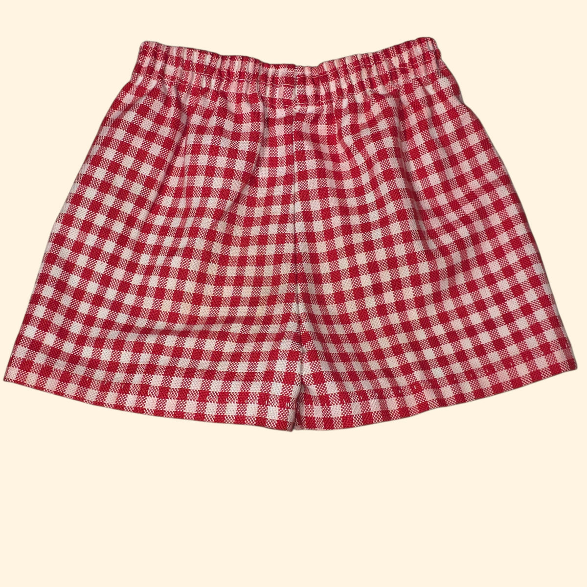 1970s Boys Vintage Shorts Lot ~ 2T ~ Plaid Patchwork Cargo Gingham