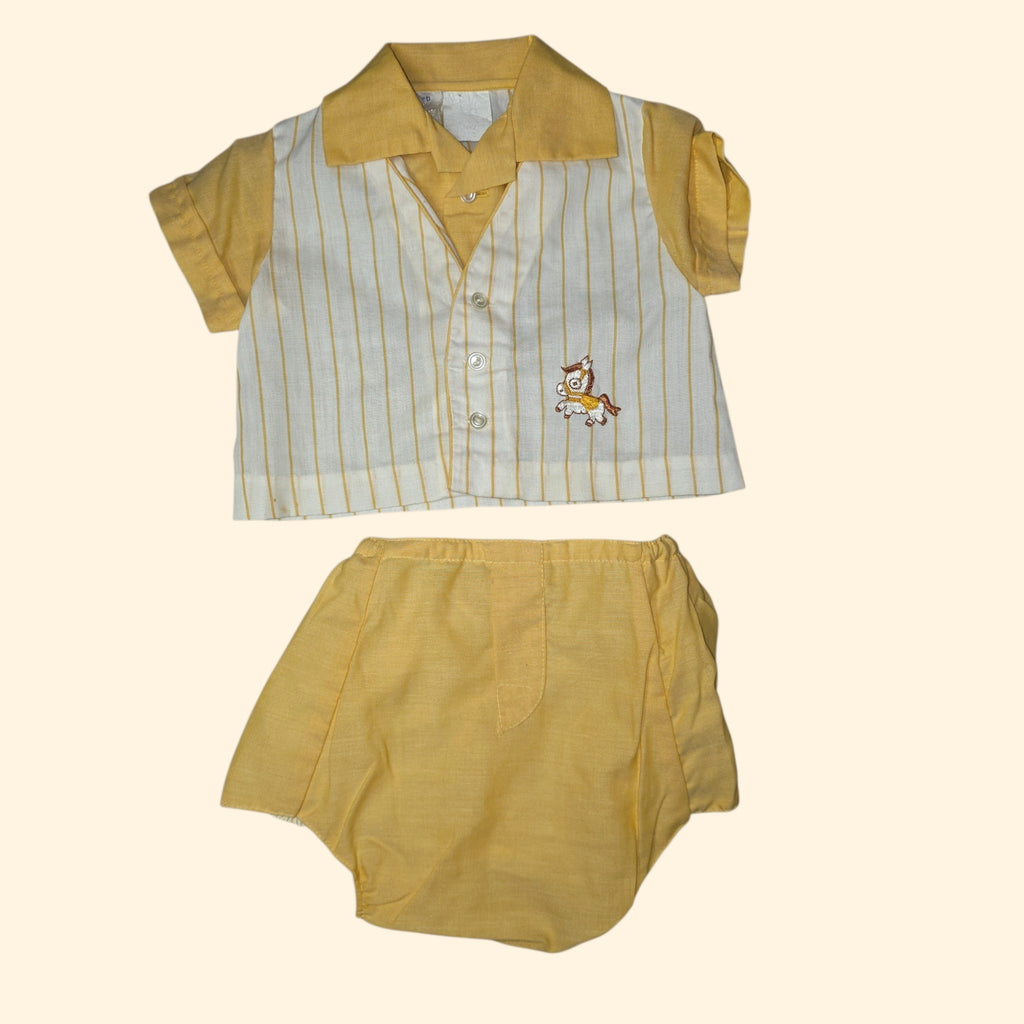 1970s Baby Boy Vintage Clothing Lot ~ 0 - 9 Months ~ Newborn Infant Shower Gift