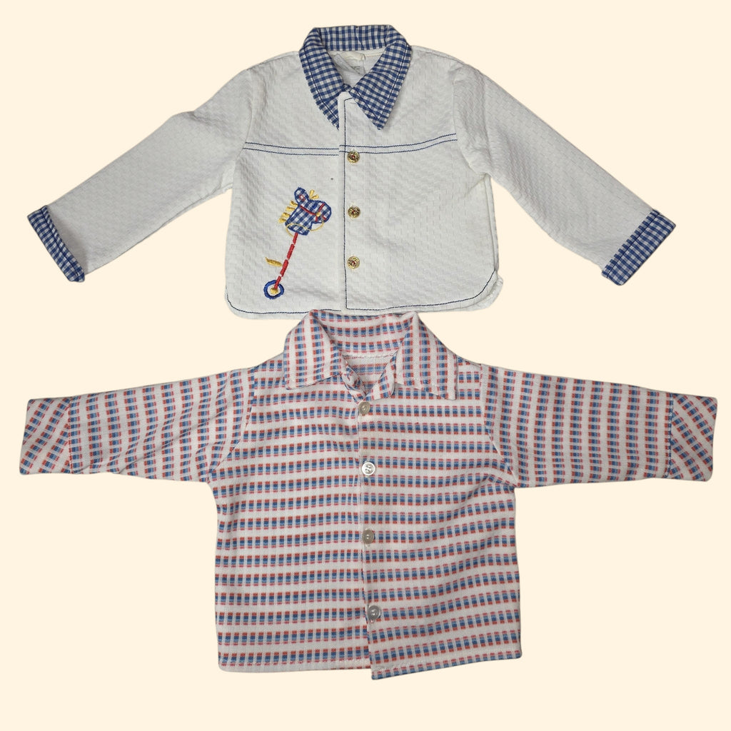 1970s Boy's Vintage Clothing Lot ~6-9 Mos to 3T ~ Baby Infant Toddler Shower Gift