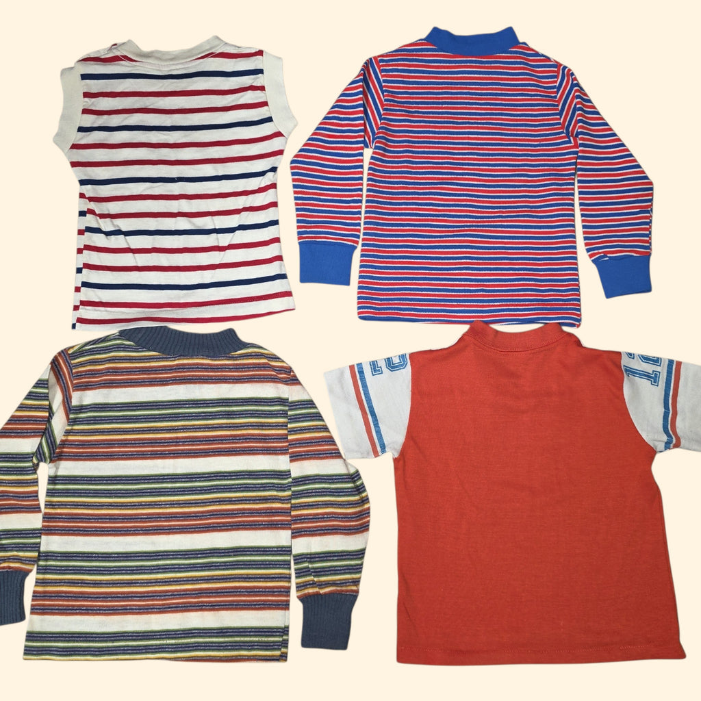 1970s Boy's Vintage Clothing Lot ~6-9 Mos to 3T ~ Baby Infant Toddler Shower Gift
