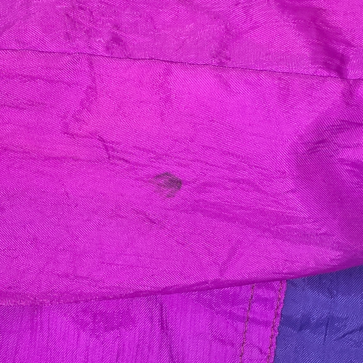 1990s Neon Pink Purple Teal Lightweight Nylon Jacket ~ Girls 6 ~ Youth Kids Dayglo
