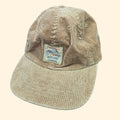 1990s Polo Country Ralph Lauren Tan Corduroy Strapback Hat ~ Baseball Cap