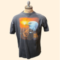 1990s Harley Davidson No Fear Eagle T Shirt ~ XXL ~ Extra Large Lilly Abingdon VA