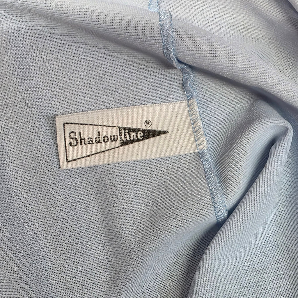 1960s Shadowline Blue Nightgown and Bed Jacket Set ~ Medium