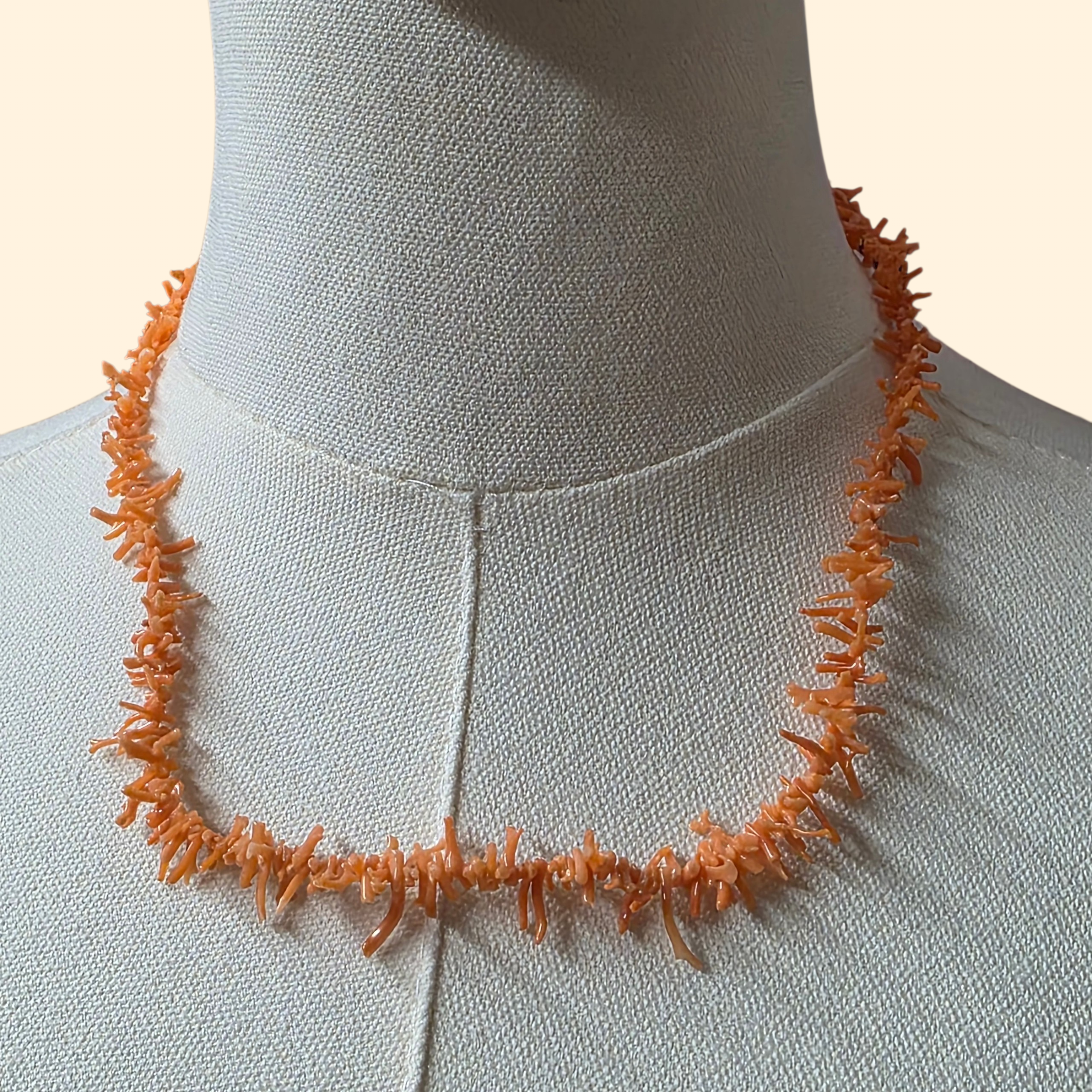 1960s Branch Coral Necklace