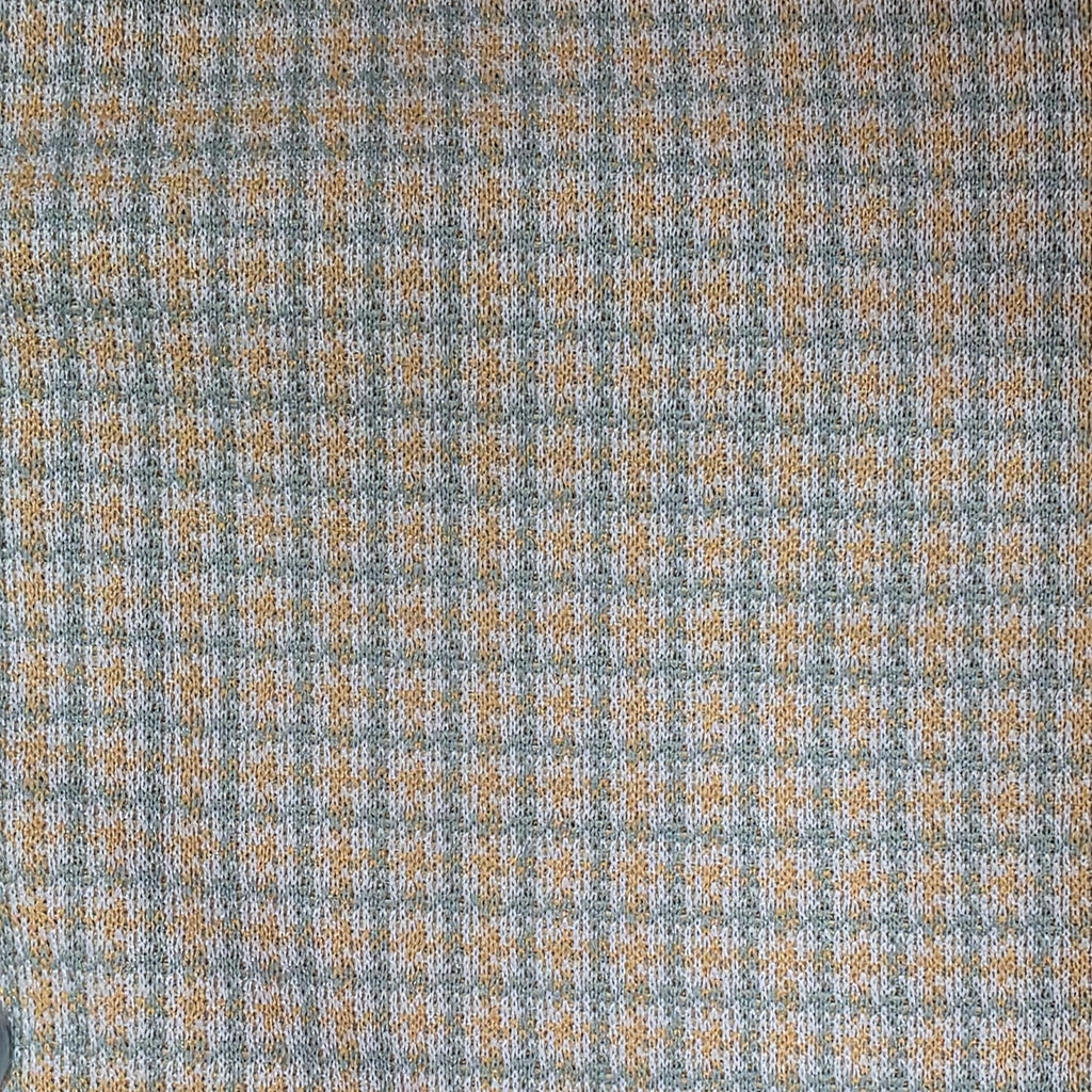 1970s Polyester 3 Piece Leisure Suit ~ Boys 4 Slim ~ Sage Green Plaid