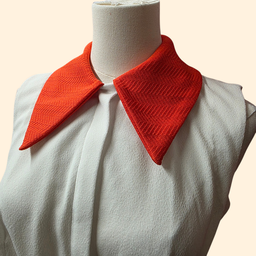 1960s Sleeveless Ultra Wide Leg Palazzo Jumpsuit ~ Small ~ Geometric Red White Blue